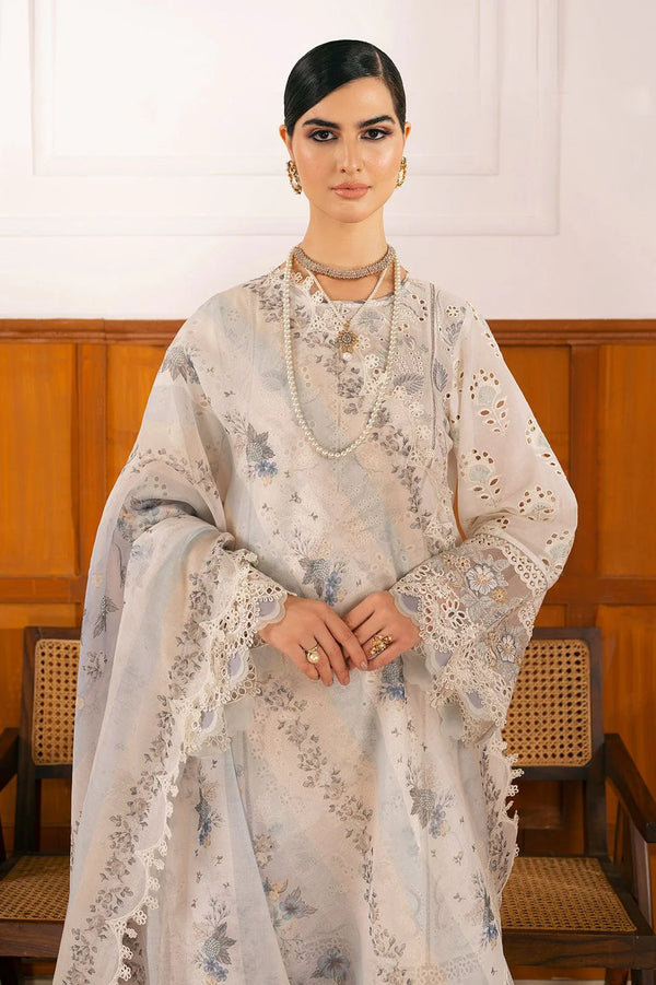 Baroque | White - Lawn Collection Replica