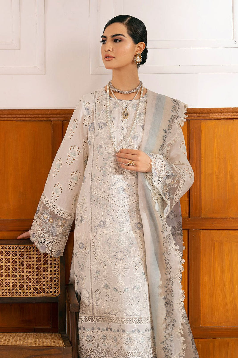 Baroque | White - Lawn Collection Replica