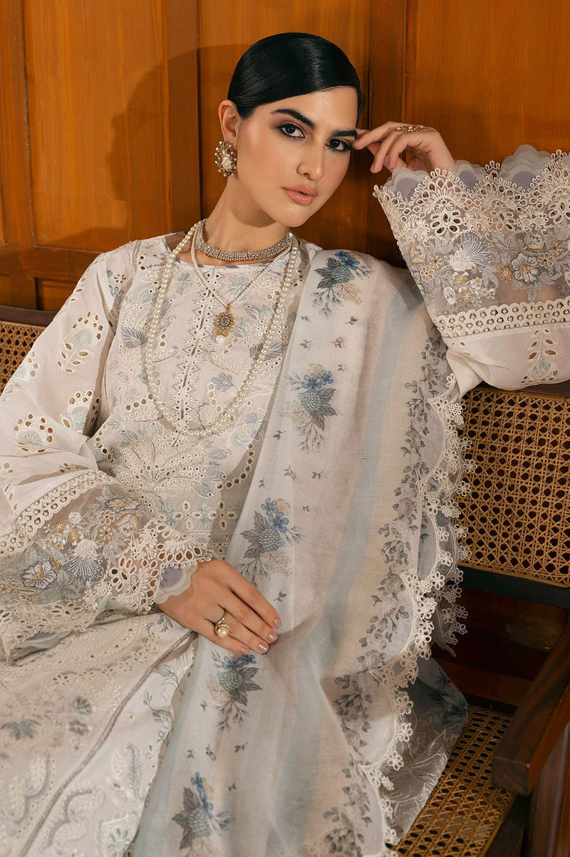 Baroque | White - Lawn Collection Replica
