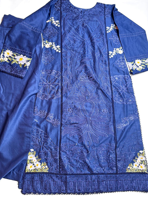 NAVY BLUE LAWN 2PC RTW-01