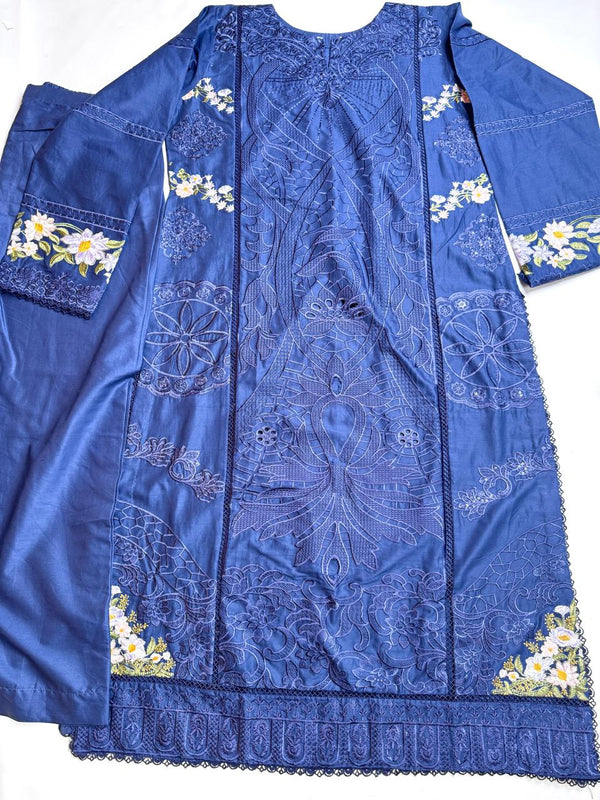 NAVY BLUE LAWN 2PC RTW-01