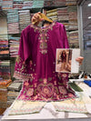 ETHNC KURTA SET 2Pc MULBERRY
