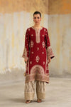 ETHNC KURTA SET 2Pc E-305 CRIMSON RED