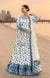 FAIZA SAQLAIN LAWN WHITE BLUE