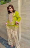 ETHNC KURTA SET 2Pc E-123 LIME