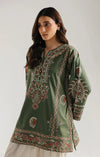 ETHNC KURTA SET TEAL 2PC