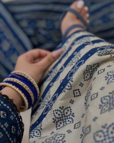 ETHNC AJRAK FARSHI SHALWAR