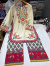 ETHNC SILKY LAWN ZAITOON 2PC