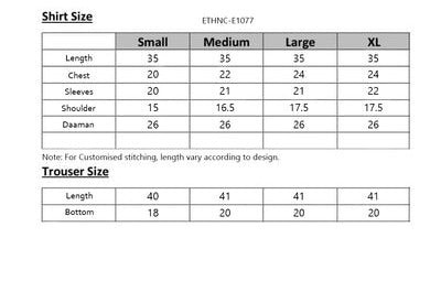 ETHNC SILK E-1077 2PC ( 10 to 15 Days Delivery Time)