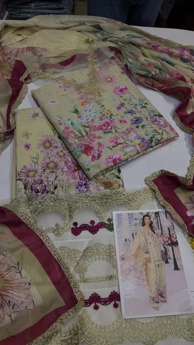 MARIA B LAWN 2603 PISTACHIO