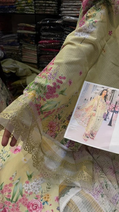 MARIA B LAWN 2603 PISTACHIO