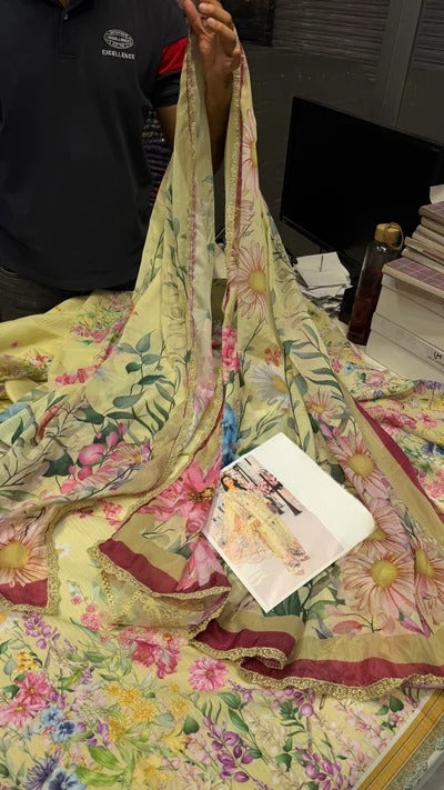 MARIA B LAWN 2603 PISTACHIO