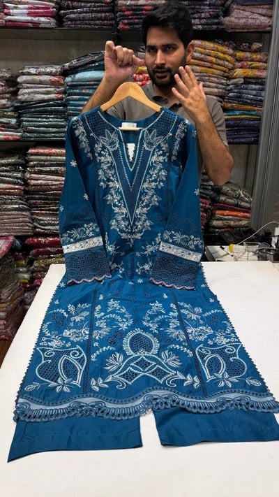QALAMKAR LAWN 2PC RTW SB02