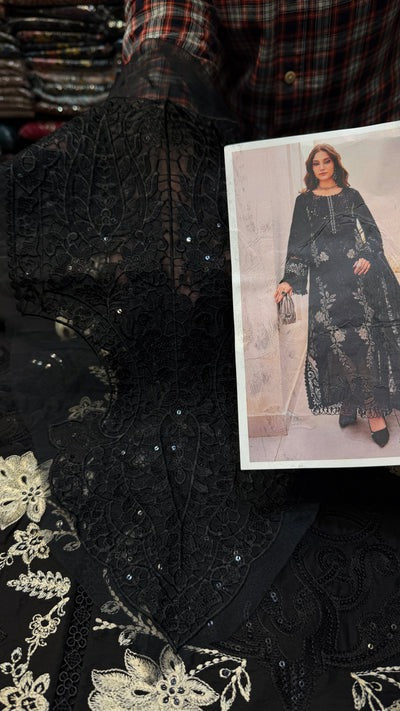 MARIA.B LAWN EL-25 BLACK
