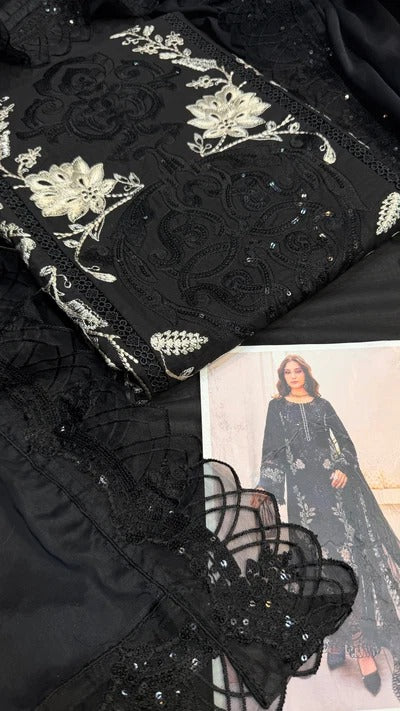 MARIA.B LAWN EL-25 BLACK