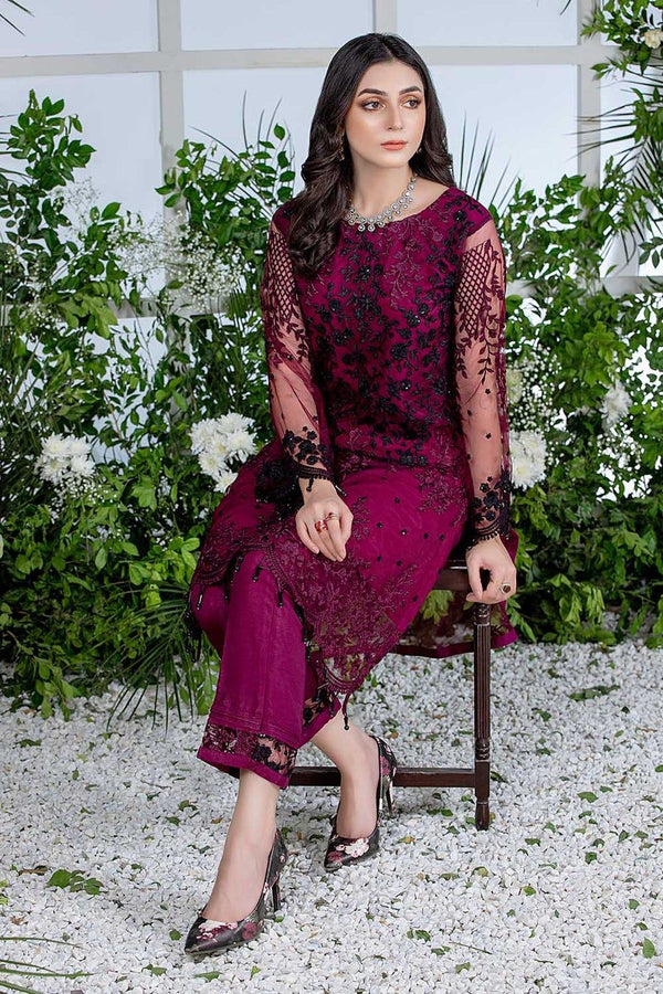 Azure Maroon 2 Piece Net Collection Replica