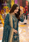 Asim Jofa Blue Chiffon Formal Collection Replica