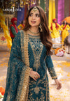 Asim Jofa Blue Chiffon Formal Collection Replica