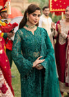 Kanwal Malik | Bottle Green - Net Collection Replica