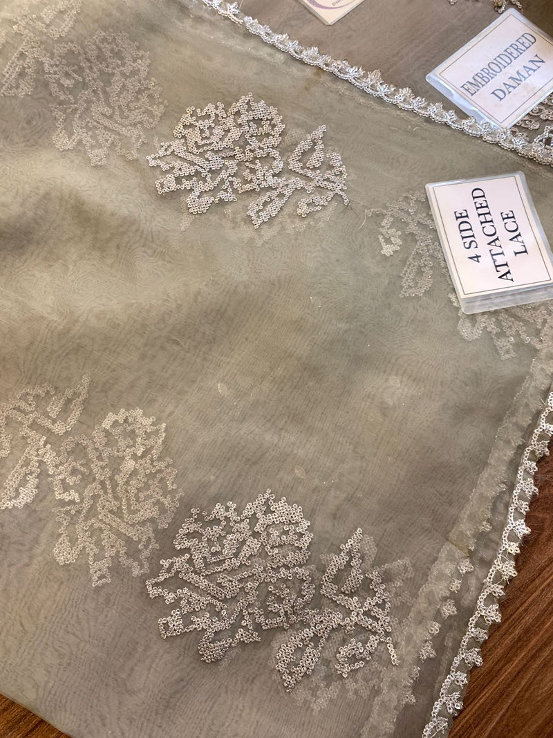 Baroque | Grey - Organza Collection Replica