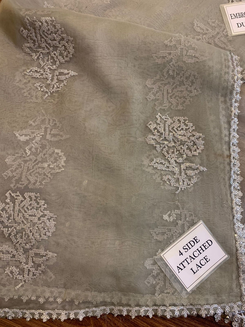 Baroque | Grey - Organza Collection Replica
