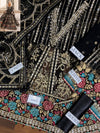 Maria B | Black - Maxi Net Collection Replica