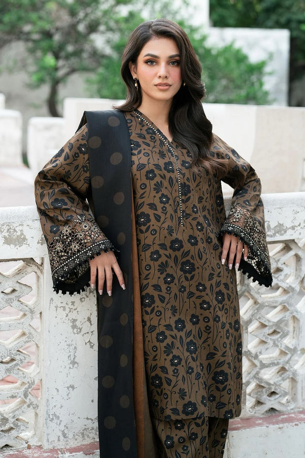 Baroque | Brown - Lawn Collection Replica