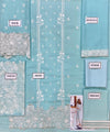 Azure | Sky Blue - Semi-Pure Chiffon Collection Replica