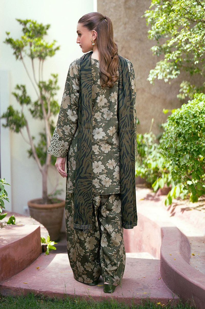 Baroque | Green - Digital Printed Lawn Collection Replica