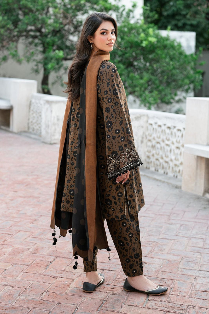 Baroque | Brown - Lawn Collection Replica