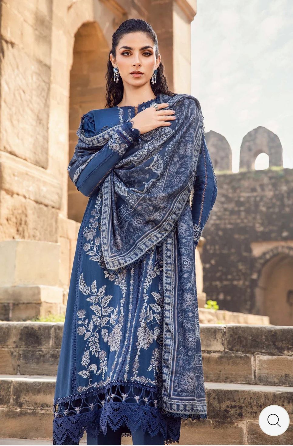 Maria B Blue | Printed Lawn Collection Replica