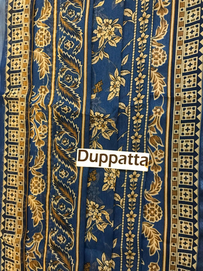 Maria B Blue | Printed Lawn Collection Replica