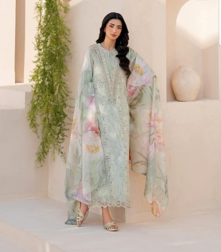 Iznik Pistachio | Printed Lawn Collection Replica