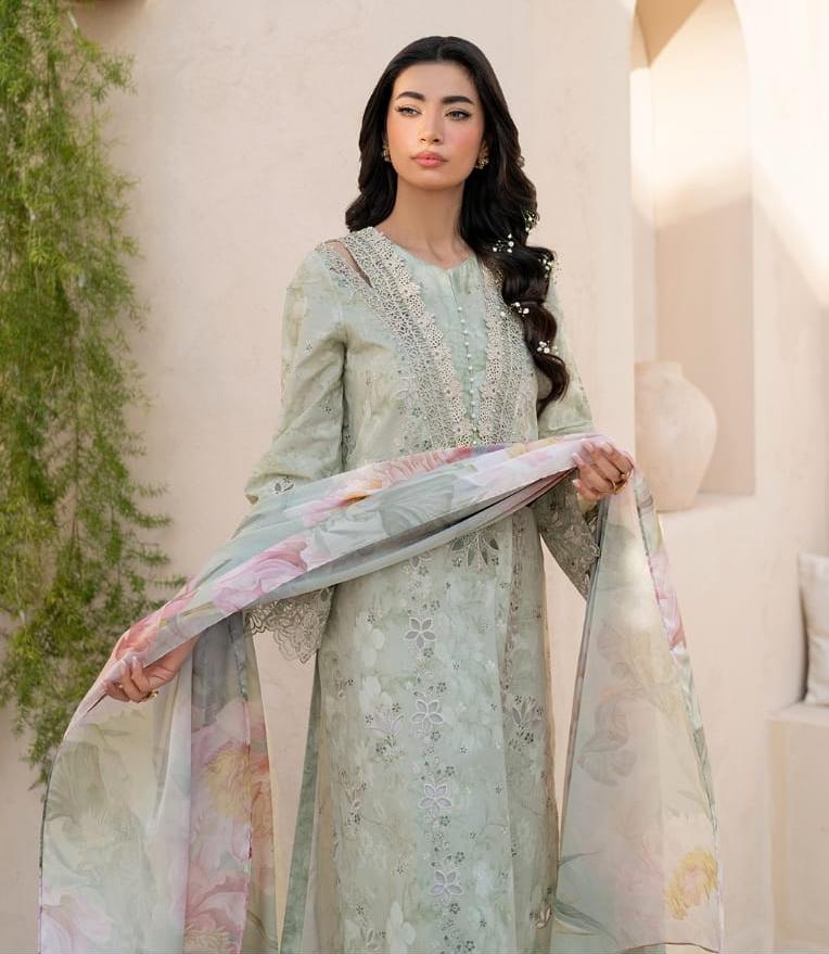 Iznik Pistachio | Printed Lawn Collection Replica