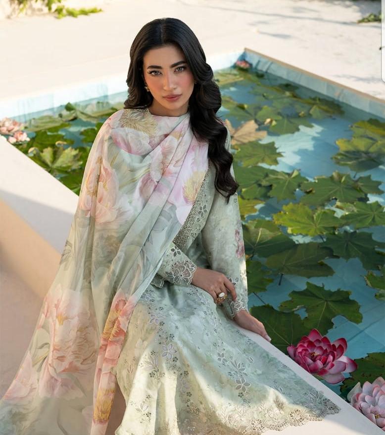 Iznik Pistachio | Printed Lawn Collection Replica