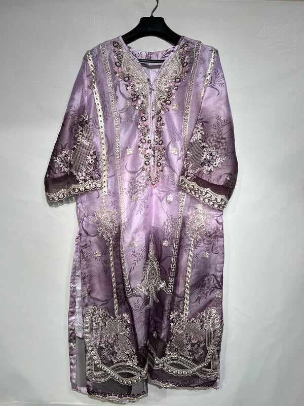 LILAC OMBRE ORGANZA 3PC