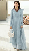 Qalamqar Lawn FK-10-B Zoe (Pastel Blue Edition)