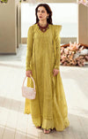QALAMKAR ZOE VISCOSE – MUSTARD