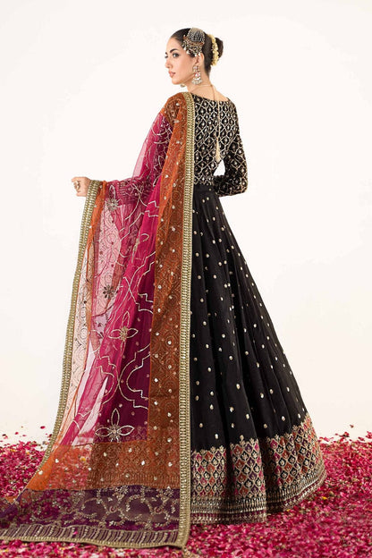 Maria B Black Chiffon Bridal Collection Replica