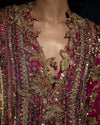 Sana Safinaz Signature Tassel Silk – Shocking Pink Ensemble