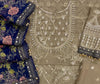 Maria B Gold Formal Organza Collection Replica
