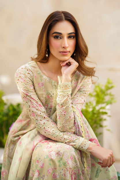 Iznik Pistachio Printed Lawn Collection Replica