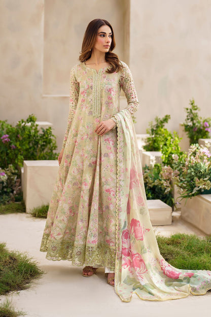 Iznik Pistachio Printed Lawn Collection Replica