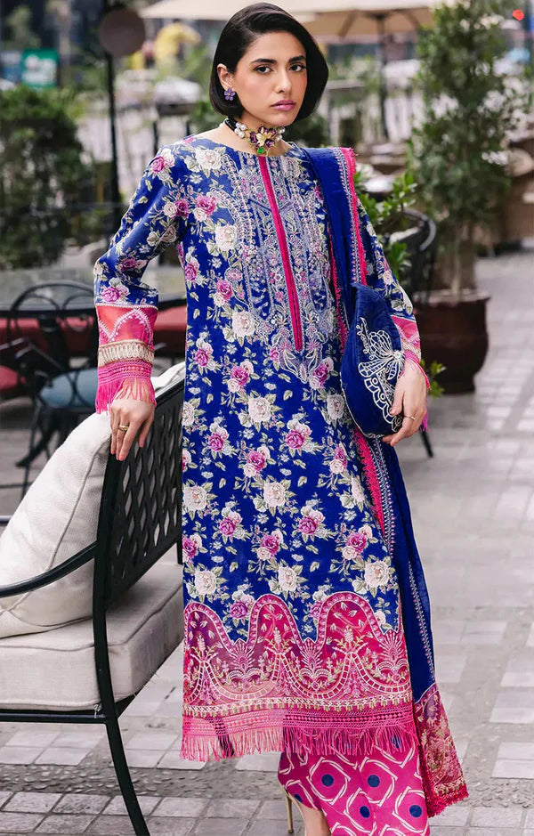 Mahnur Lawn Blue