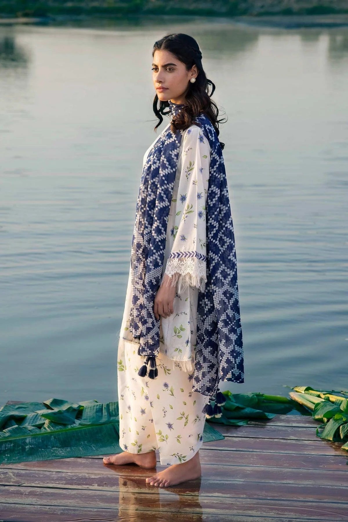 M Basics By Maria B Embroidered Lawn Collection Replica