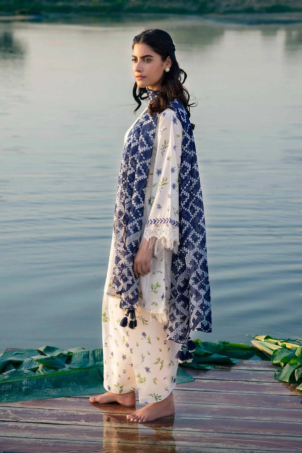 Maria B White Printed Lawn Collection Replica