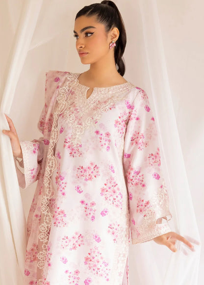 Mohagni Pink Printed Lawn Collection Replica