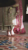 Saira Shakira x Crimson Golden Organza | Formal Collection Unstitched