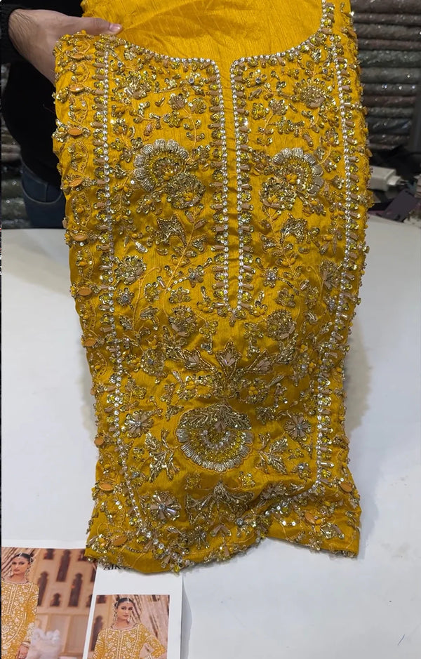 AIK Raw Silk Outfit – Mustard